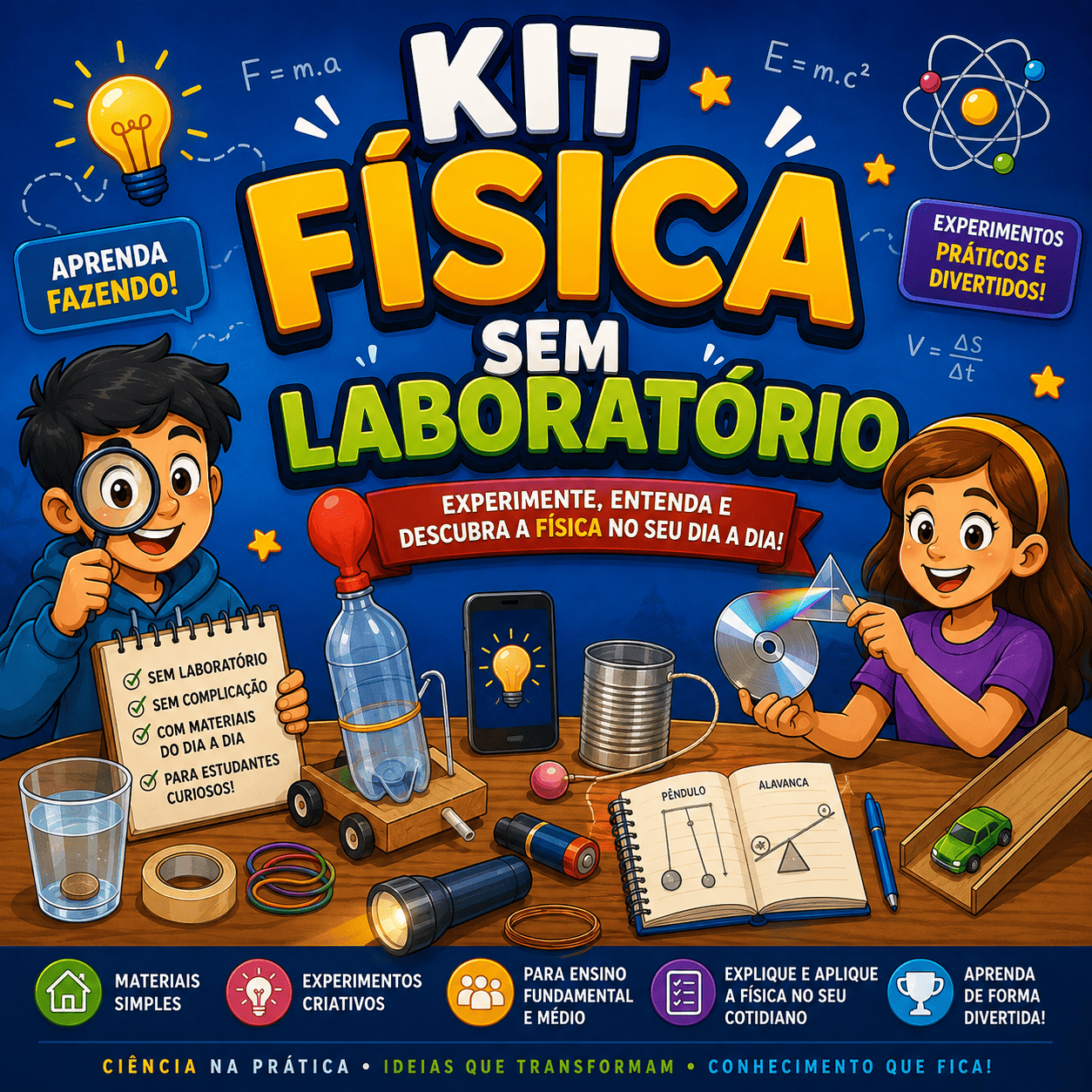 Kit \u201cF\u00edsica sem Laborat\u00f3rio\u201d