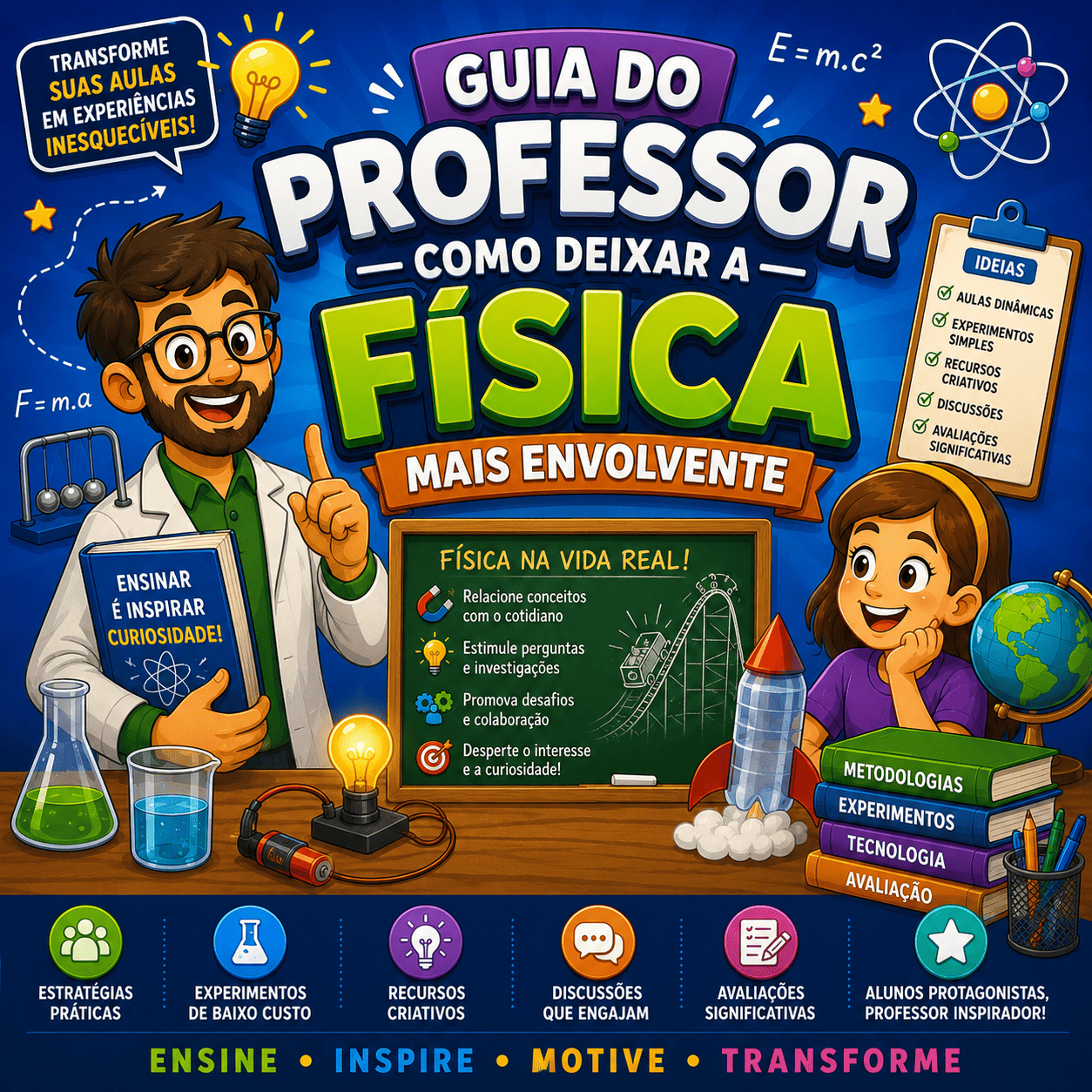 Guia do Professor \u2014 Como Deixar a F\u00edsica Mais Envolvente